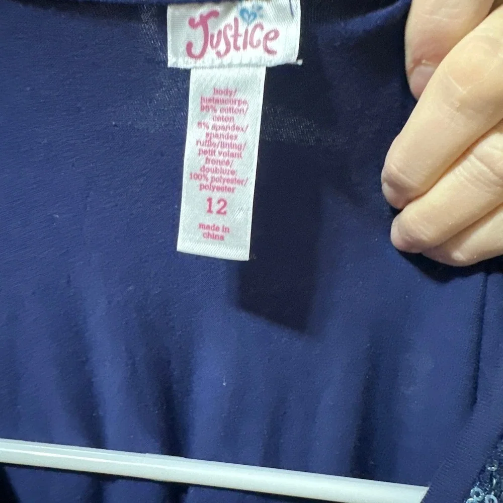Justice sequins dress